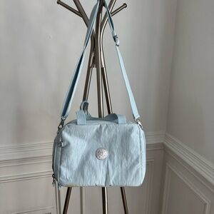 Kipling Light Blue Crossbody Insulated Lunch Box